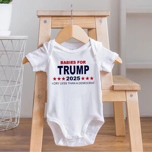 White Graphic Bodysuit for Babies